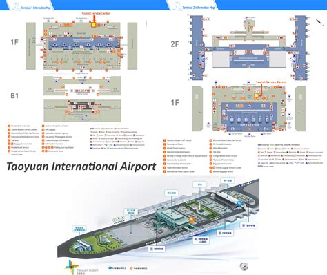 taoyuan airport terminal map.